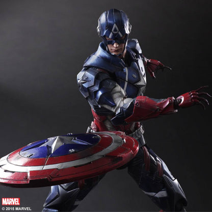 Marvel Comics Variant Play Arts Kai Actionfigur Captain America - Anime Figuren günstig kaufen