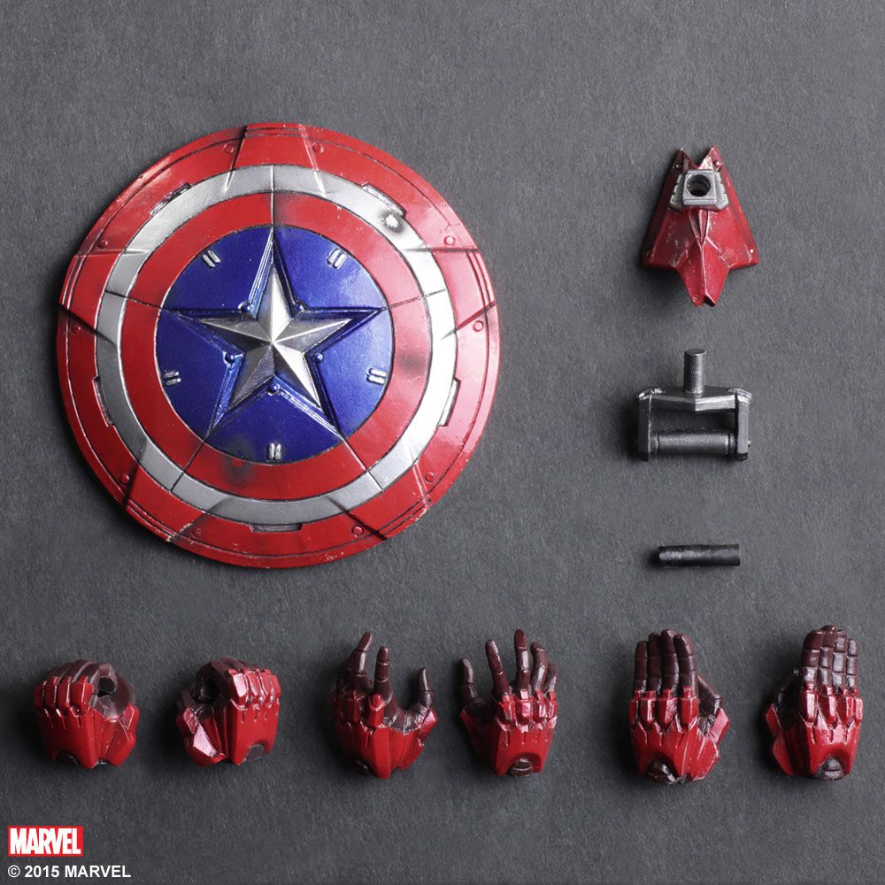 Marvel Comics Variant Play Arts Kai Actionfigur Captain America - Anime Figuren günstig kaufen