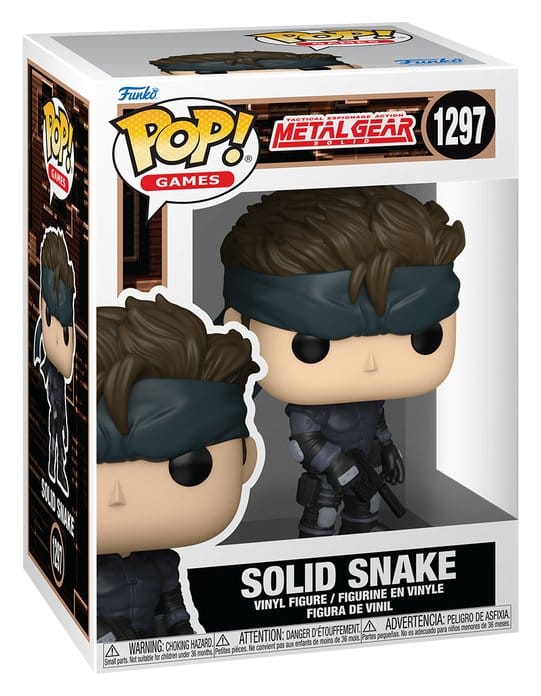 Metal Gear Solid POP! Games Vinyl Figur Solid Snake - Anime Figuren günstig kaufen