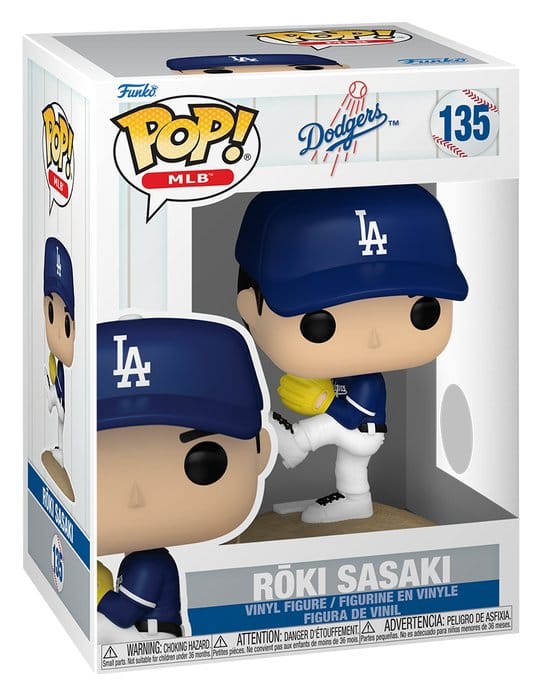 MLB POP! Vinyl Figur Dodgers- Roki Sasaki - Anime Figuren günstig kaufen