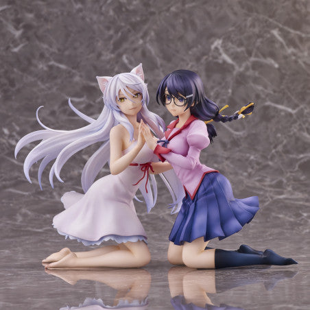 "Nekomonogatari" Tsubasa Hanekawa Set of 2 Figure