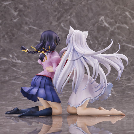 "Nekomonogatari" Tsubasa Hanekawa Set of 2 Figure