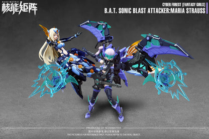 B.A.T. Sonic Blast Attacker:Maria Strauss Plastic Model Kit Nuke Matrix