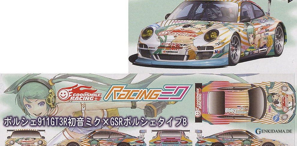 Porsche 911GT3R Hatsune Miku x GSR Porsche Type B (Model Car) - Anime Figuren günstig kaufen