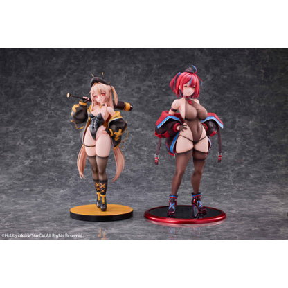 Original Character PVC Statue 1/6 Rainbow Nanohana Hoshi Illustrated by StarCat Limited Bonus Ver. 27 cm