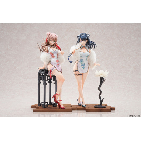 Gridman Universe PVC Statuen 1/7 2er-Set Rikka Takarada & Yume Minami China Dress Ver. 25 cm
