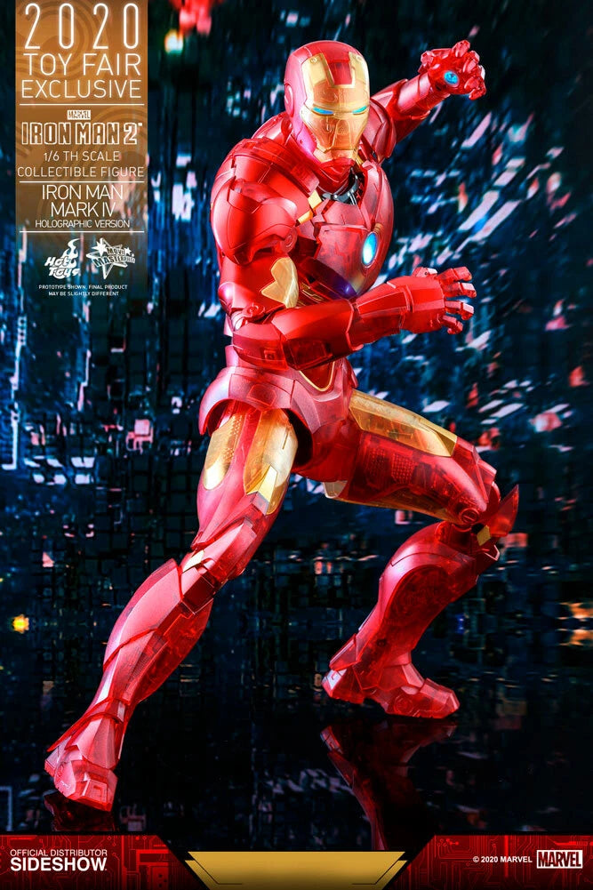 Iron Man Mark IV (Holographic Version) – 1/6 Scale Collectible Figure | Hot Toys