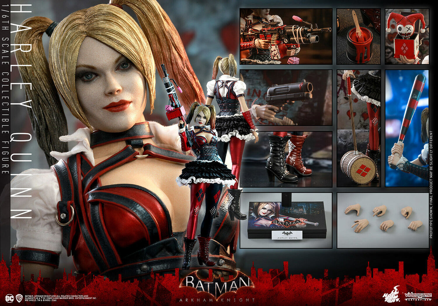 Harley Quinn aus Batman: Arkham Knight von Hot Toys