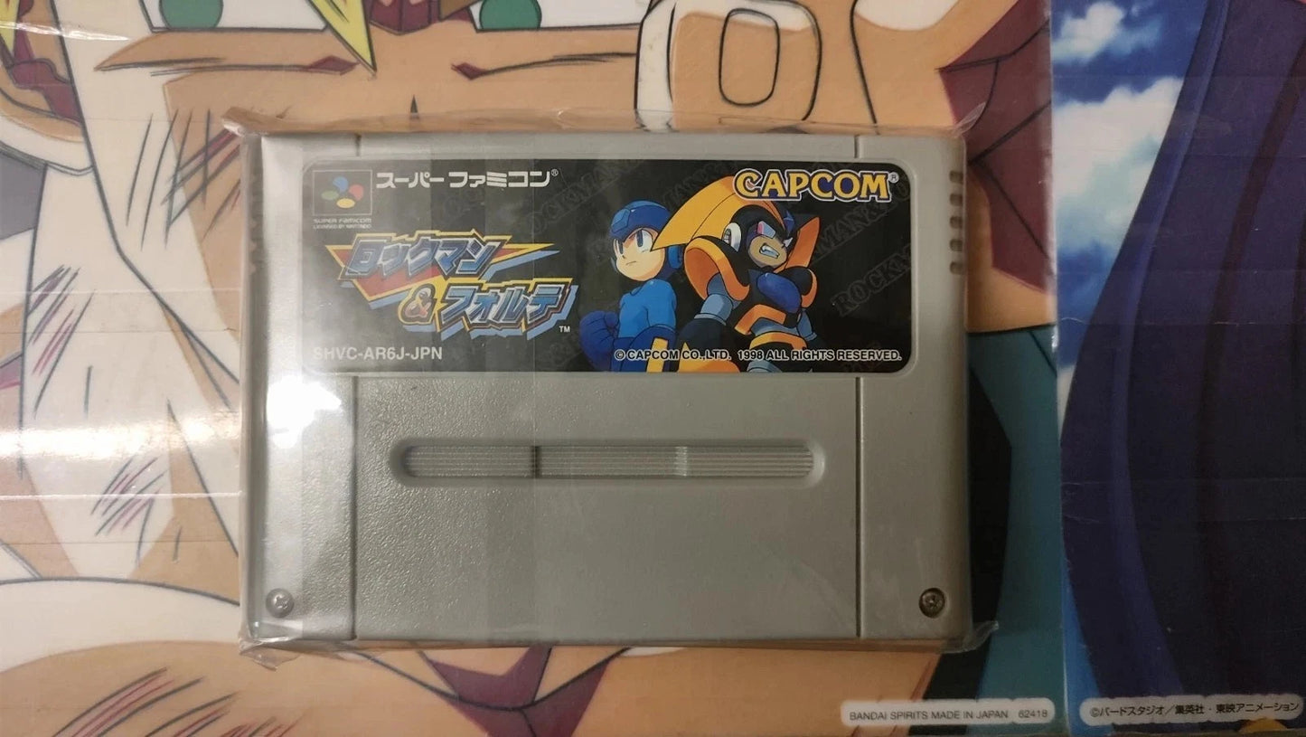 Super Famicom Spiele Games ROCKMAN FORTE MEGA MAN BASS Nintendo SNES Spiel Japan