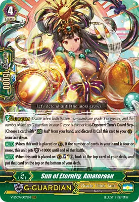 Cardfight Vanguard Sonne Eternity, Amaterasu V-SS09/009EN Rrr Oracle Denke Tank - Anime Figuren günstig kaufen