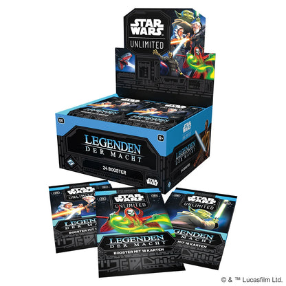 Star Wars: Unlimited – Legenden der Macht (Booster-Display) (DE)