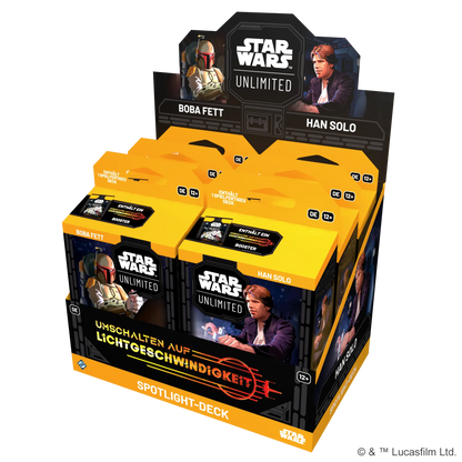 Star Wars Unlimited: Umschalten auf Lichtgeschwindigkeit - Spotlight Deck Display (6 Decks) (DE) - Anime Figuren günstig kaufen