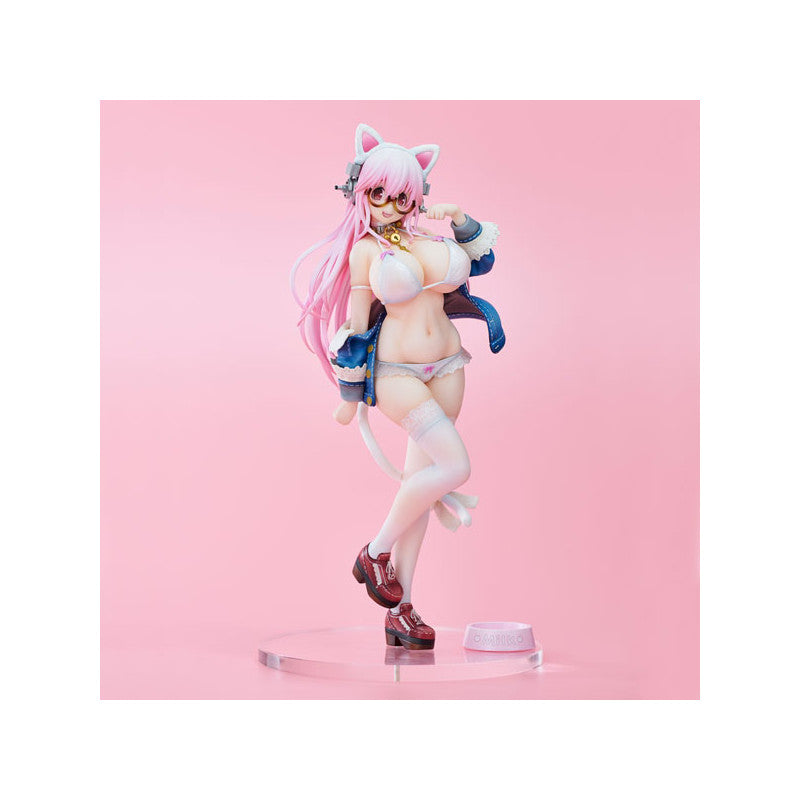 Super Sonico White Cat Ver. Figure [Union Creative]