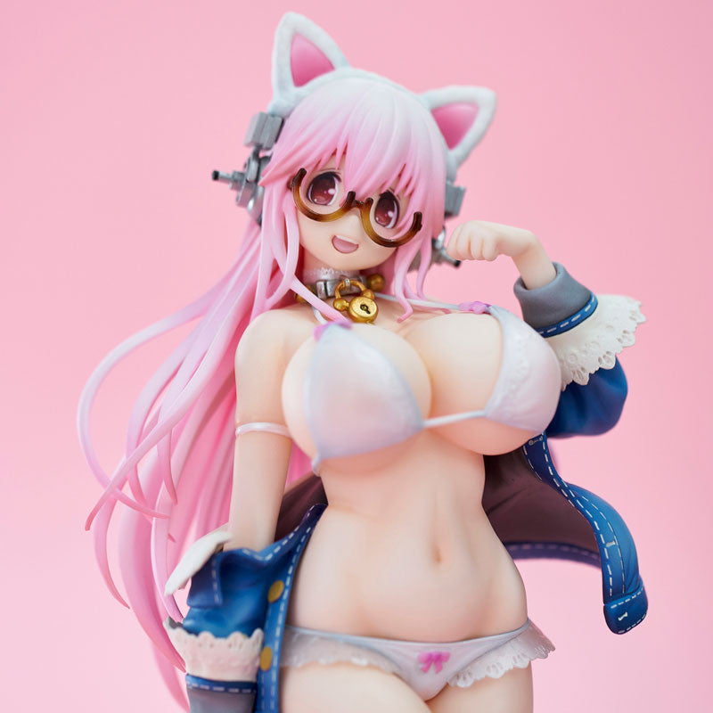 Super Sonico White Cat Ver. Figure [Union Creative]