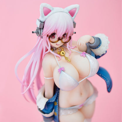 Super Sonico White Cat Ver. Figure [Union Creative]