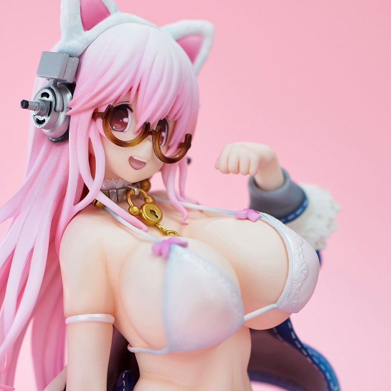 Super Sonico White Cat Ver. Figure [Union Creative]