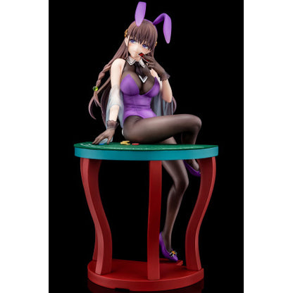 The Demon Sword Master of Excalibur Academy Statue 1/6 Elfine Phillet wearing flower's purple bunny costume with Nip Slip Gimmick System 17 cm