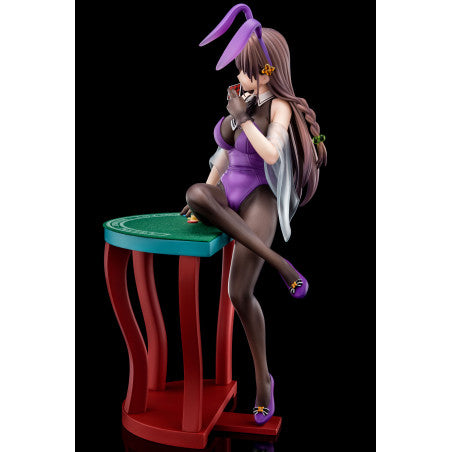 The Demon Sword Master of Excalibur Academy Statue 1/6 Elfine Phillet wearing flower's purple bunny costume with Nip Slip Gimmick System 17 cm