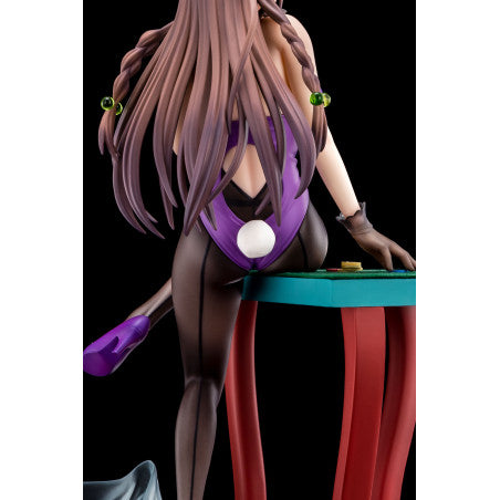 The Demon Sword Master of Excalibur Academy Statue 1/6 Elfine Phillet wearing flower's purple bunny costume with Nip Slip Gimmick System 17 cm