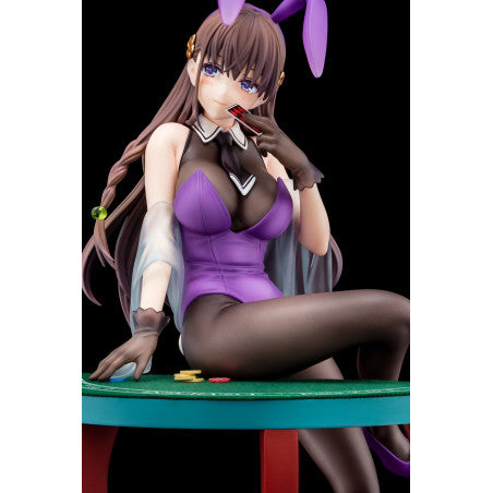 The Demon Sword Master of Excalibur Academy Statue 1/6 Elfine Phillet wearing flower's purple bunny costume with Nip Slip Gimmick System 17 cm