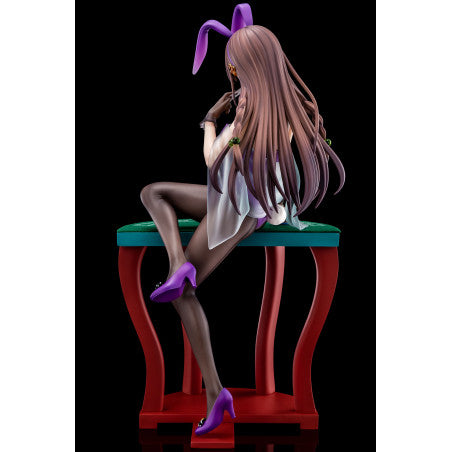 The Demon Sword Master of Excalibur Academy Statue 1/6 Elfine Phillet wearing flower's purple bunny costume with Nip Slip Gimmick System 17 cm