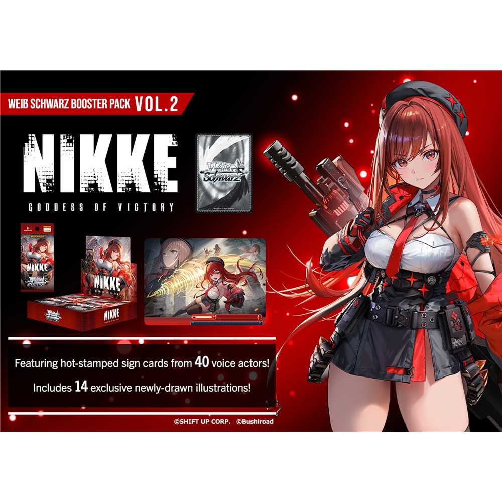 WEISS SCHWARZ BOOSTER PACK: GODDESS OF VICTORY: NIKKE VOL.2 (10 PACKS) - ENG - Anime Figuren günstig kaufen