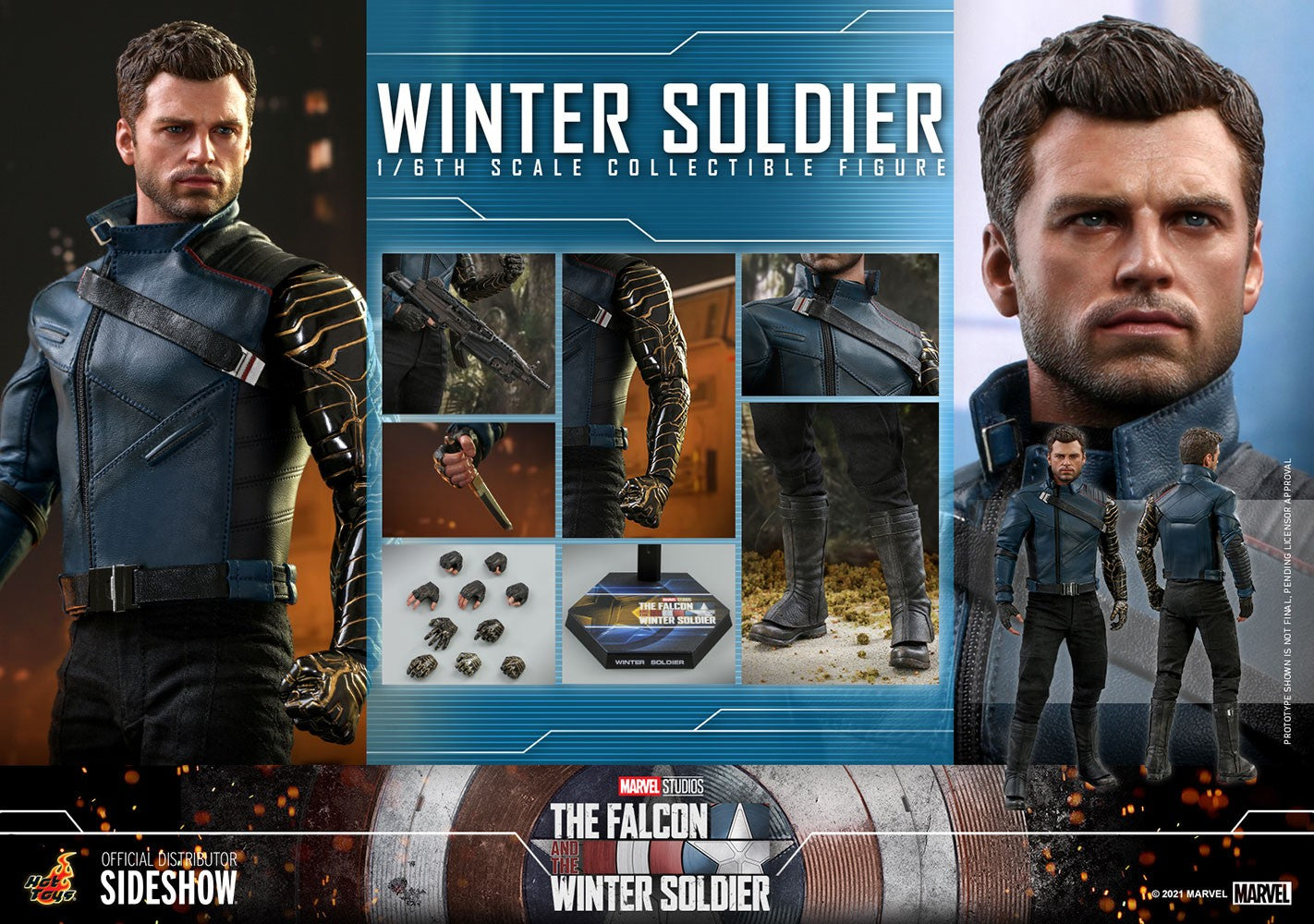 Winter Soldier 1/6 Scale Collectible Figure – Hot Toys TV Masterpiece (Falcon & Winter Soldier)