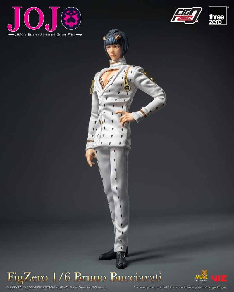 Bruno Bucciarati Jojo's Bizarre Adventure: Golden Wind FigZero ThreeZero