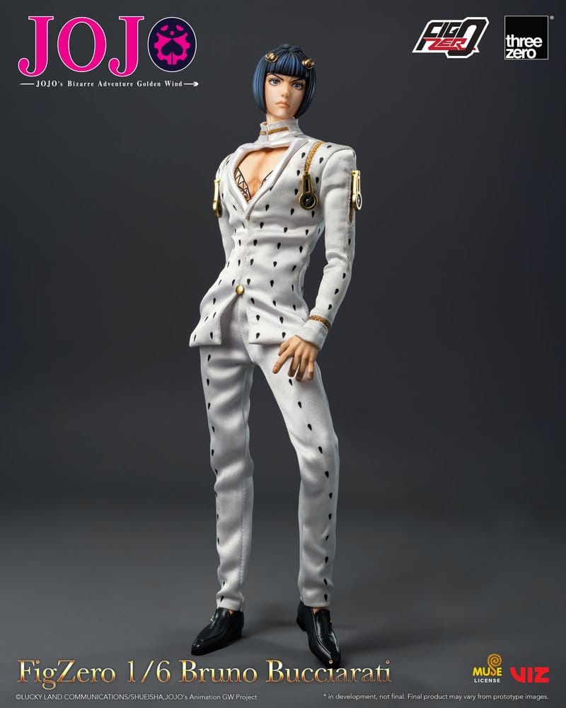 Bruno Bucciarati Jojo's Bizarre Adventure: Golden Wind FigZero ThreeZero
