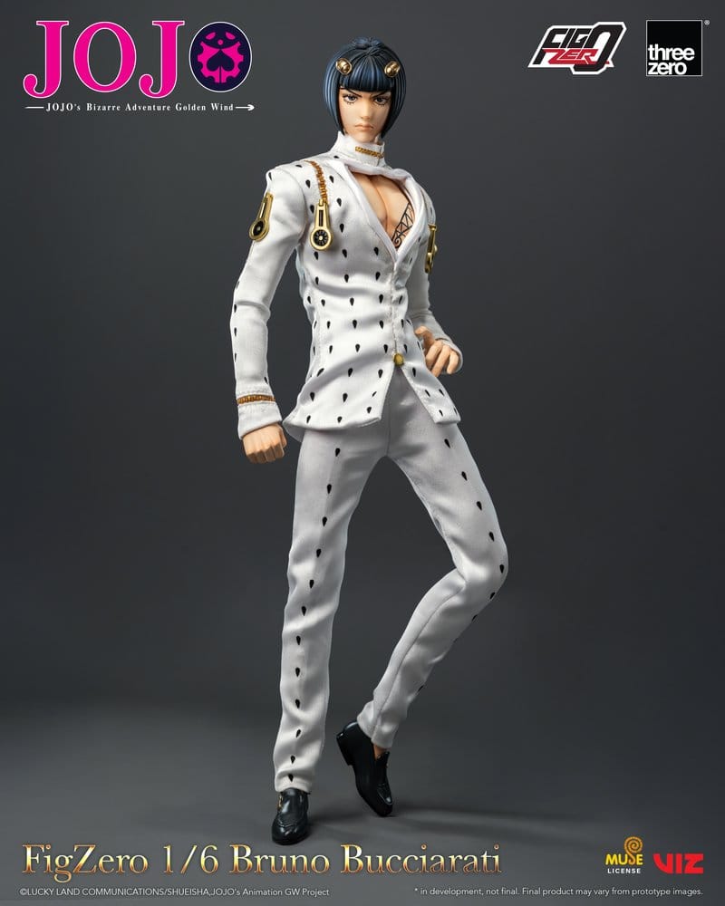 Bruno Bucciarati Jojo's Bizarre Adventure: Golden Wind FigZero ThreeZero