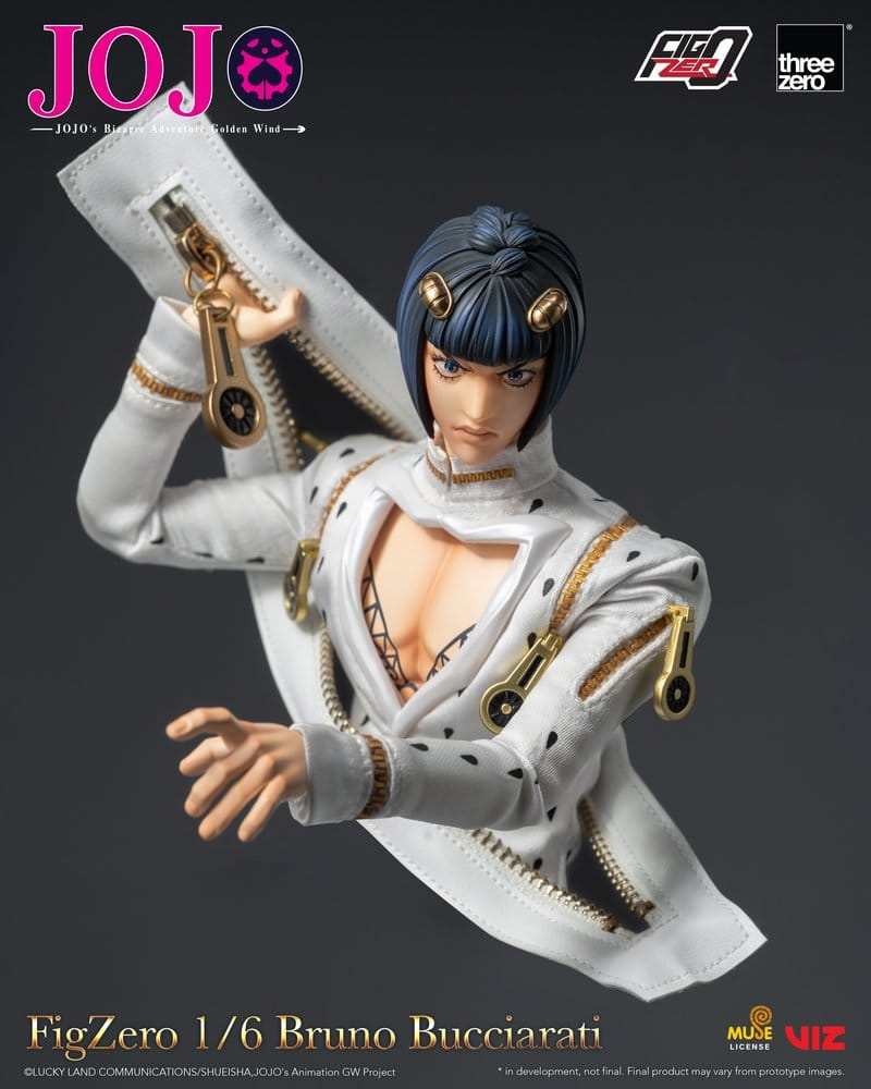 Bruno Bucciarati Jojo's Bizarre Adventure: Golden Wind FigZero ThreeZero