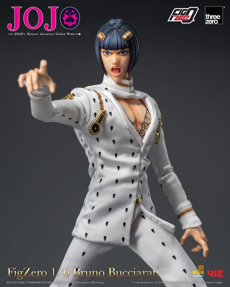 Bruno Bucciarati Jojo's Bizarre Adventure: Golden Wind FigZero ThreeZero