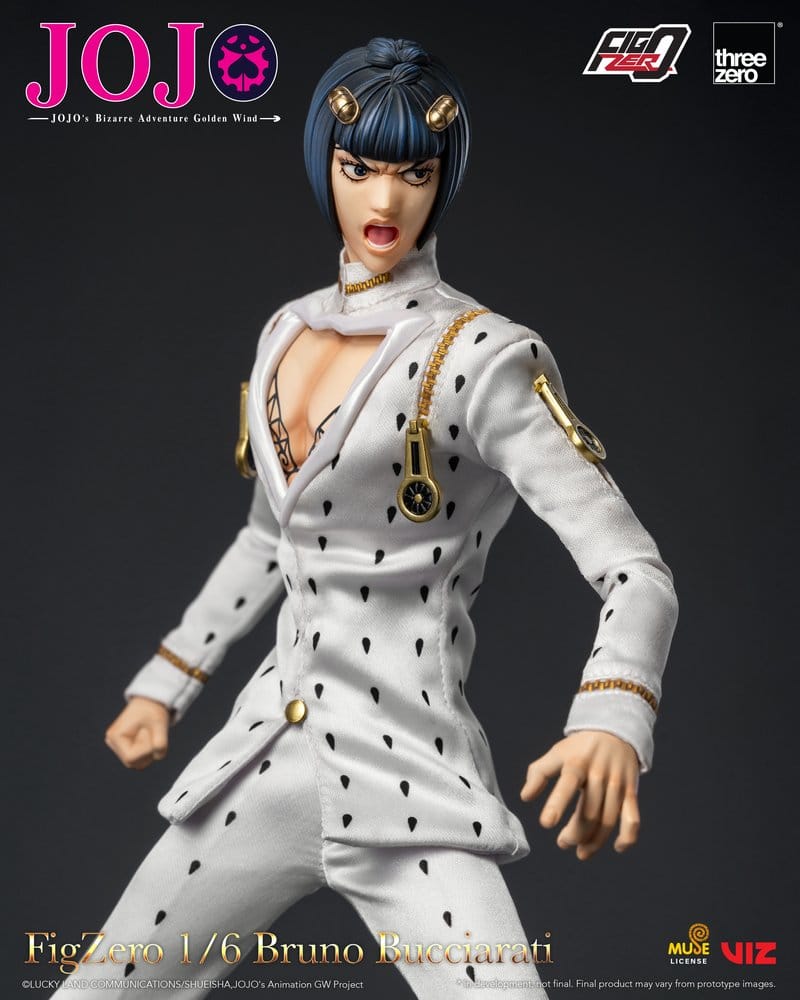 Bruno Bucciarati Jojo's Bizarre Adventure: Golden Wind FigZero ThreeZero