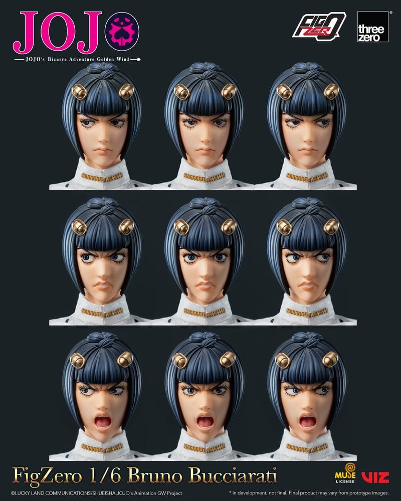Bruno Bucciarati Jojo's Bizarre Adventure: Golden Wind FigZero ThreeZero
