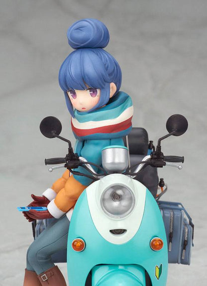 Laid-Back Camp PVC Statue Rin Shima with Scooter - Anime Figuren günstig kaufen
