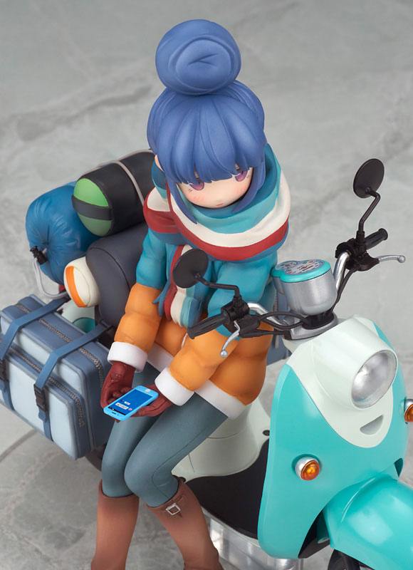 Laid-Back Camp PVC Statue Rin Shima with Scooter - Anime Figuren günstig kaufen