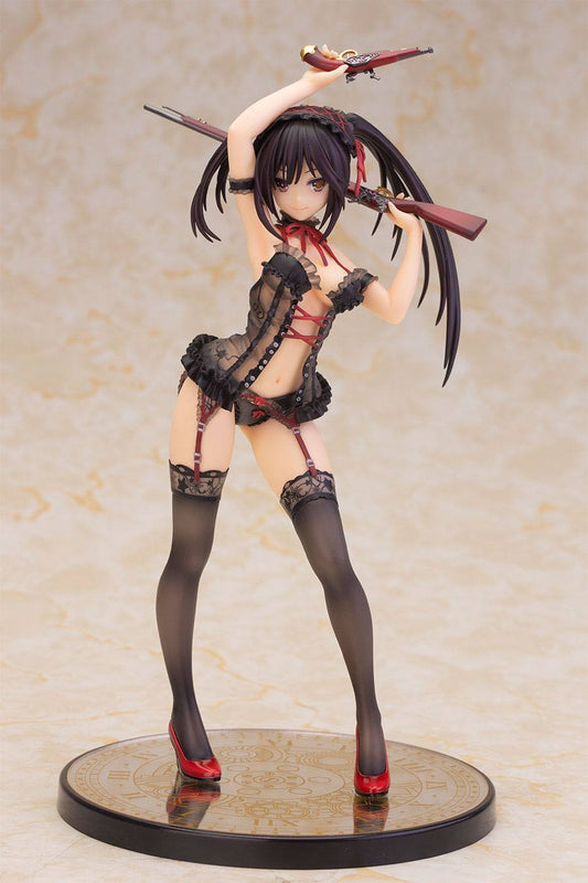 Date A Live II PVC Statue Tokisaki Kurumi Lingerie Black Color Version - Anime Figuren günstig kaufen