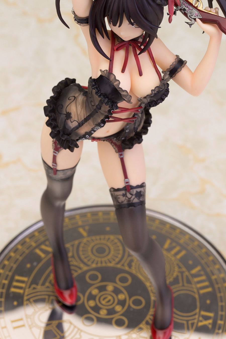 Date A Live II PVC Statue Tokisaki Kurumi Lingerie Black Color Version - Anime Figuren günstig kaufen