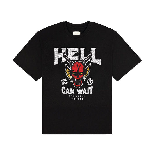 Stranger Things T-Shirt Hell Can Wait (black) - Anime Figuren günstig kaufen