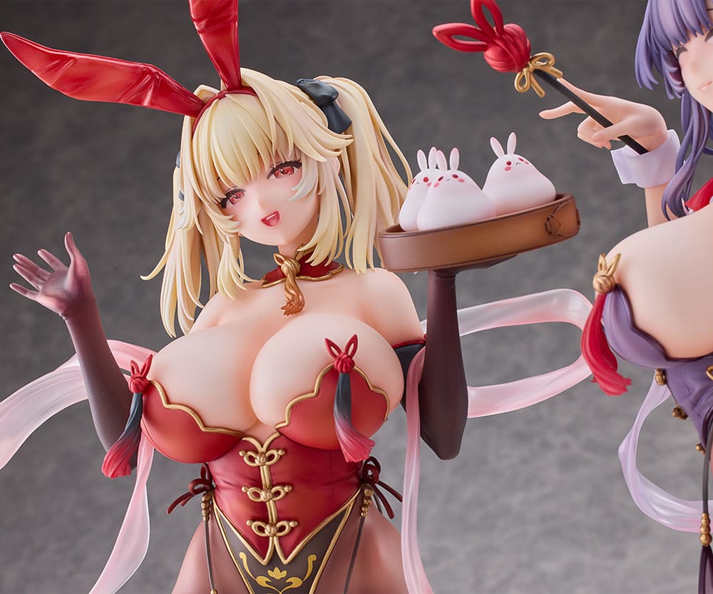 Cheongsam Bunny Stella & Yuri Moehime Union BINDing - Anime Figuren günstig kaufen