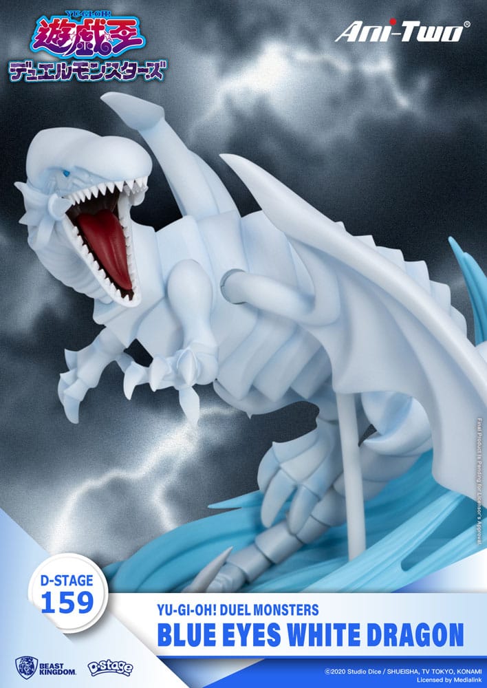 Blue Eyes White Dragon Yu-Gi-Oh! Duel Monsters D-Stage Beast Kingdoms - Anime Figuren günstig kaufen