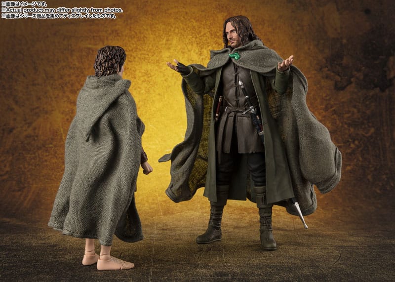 Frodo Baggins &amp; Gollum SH Figuarts Bandai Tamashii Nations