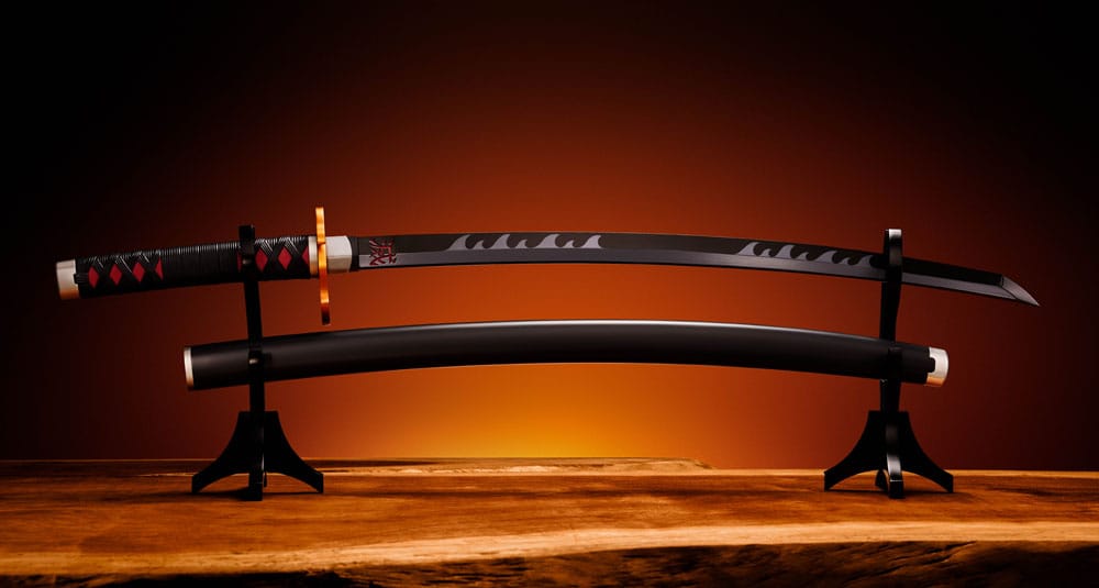Nichirin Schwert (Tanjiro Kamado) Kyojuro Rengoku´s Sword Gueard Ver.  Bandai Tamashii Nations