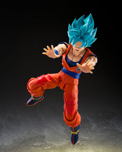 Super Saiyan God Super Son Guko (Blue power transcending Limits) Bandai Tamashii Nations