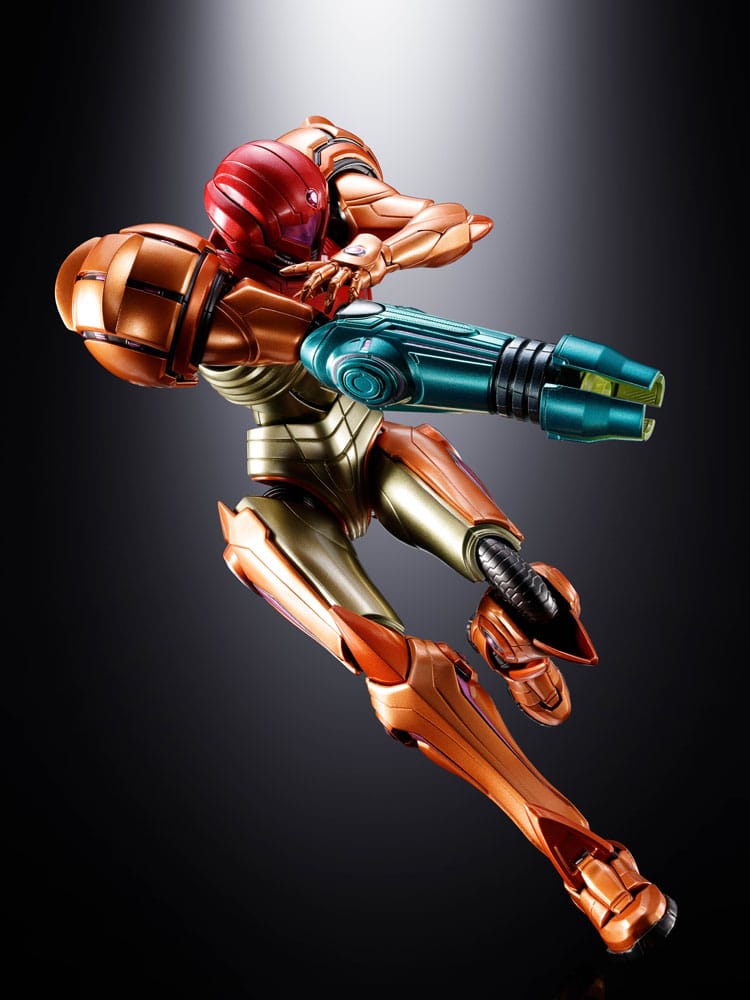 Samus Aran LED Chogokin Diecast Bandai Tamashii Nations