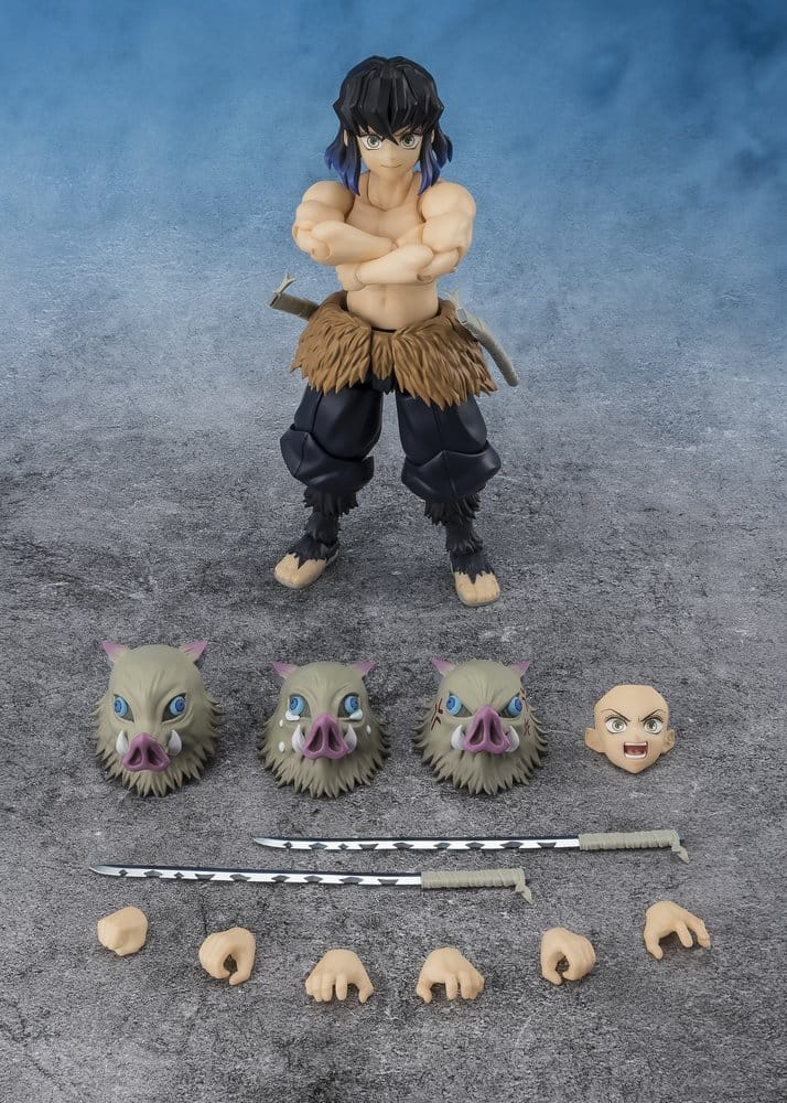 Demon Slayer: Kimetsu no Yaiba S.H. Figuarts Actionfigur Inosuke Hashibira - Anime Figuren günstig kaufen