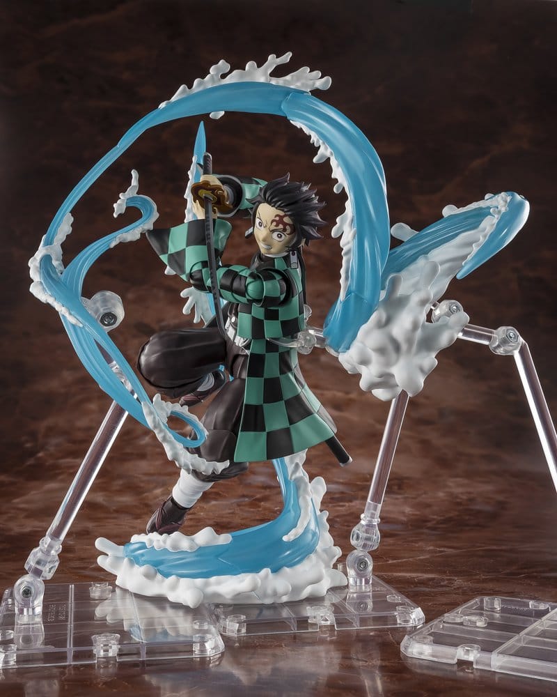 Demon Slayer: Kimetsu no Yaiba S.H. Figuarts Zubehör-Set Tanjiro Kamado & Giyu Tomioka Water Breathing Option Parts Set - Anime Figuren günstig kaufen
