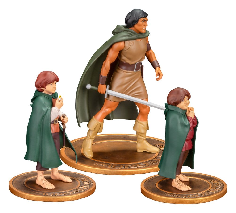 Der Herr der Ringe Animated Film PVC Figuren 3er-Pack Frodo, Aragorn, and Samwise - Anime Figuren günstig kaufen