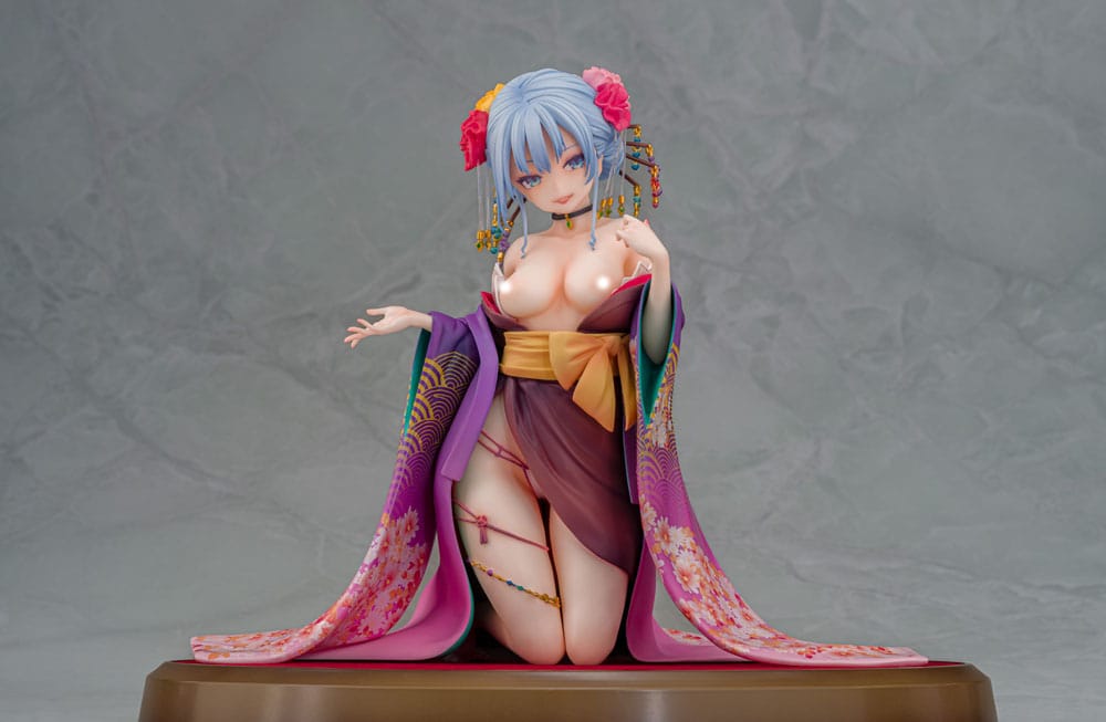 Original Character Statue 1/7 Shujuu Ecstasy Shion Oiran Ver. 15 cm