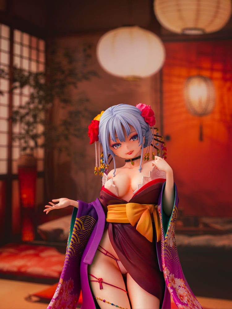 Original Character Statue 1/7 Shujuu Ecstasy Shion Oiran Ver. 15 cm